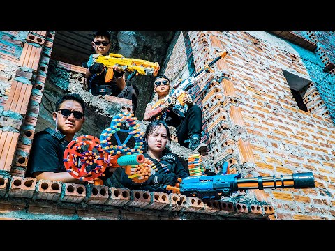 LTT Game Nerf War : Warriors SEAL X Nerf Guns Fight Crime Group Mr Zero Captain Don't Trust Trader