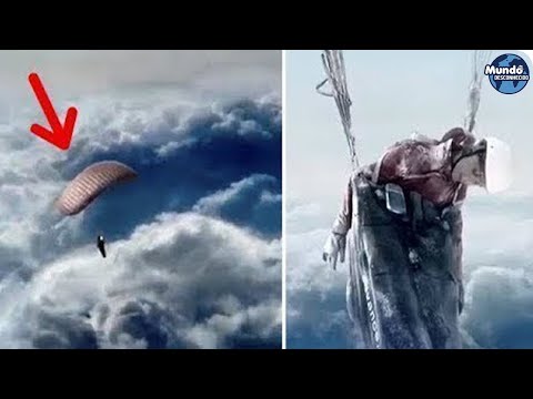 A tempestade levou o parapente ACIMA DAS NUVENS, onde apenas aviões voam e algo inesperado aconteceu