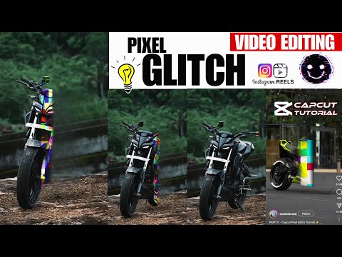 How To Make Pixel Glitch Reels Video | Bike Reveal Pixel Effect | Trending Reel EdiTing | VN Editing