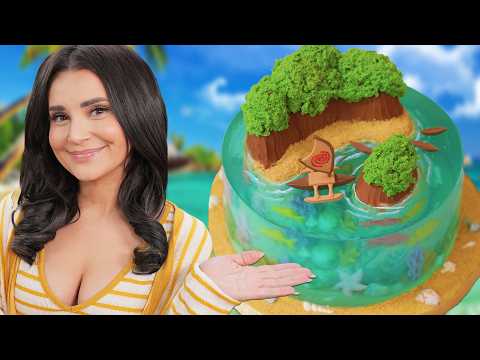 MOANA 2 JELLY ISLAND CAKE - NERDY NUMMIES