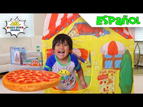 Ryan juega restaurante de Pizza auto-servicio