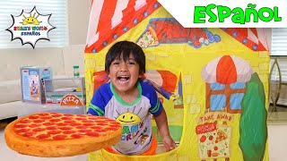 Ryan juega restaurante de Pizza auto-servicio