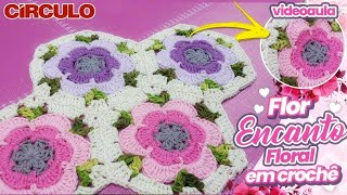 FLOR ENCANTO FLORAL De Forma Rápida e Econômica em Crochê