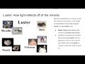 Mineral Identification Techniques and Concepts