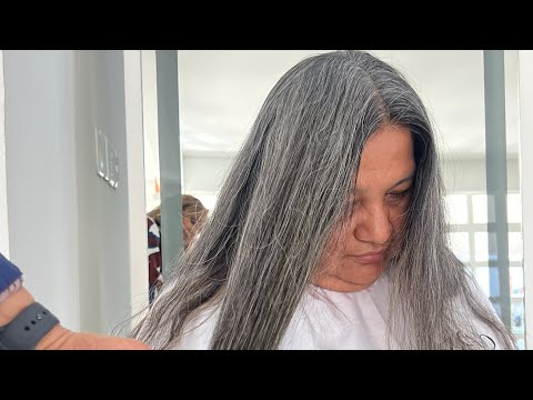 Qué cantidad de CANAS TIENES solo enfrente y atrás NADA o ya estás llena de CANAS. Que hacer?