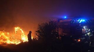 YouTube video thumbnail: Wildfires Rage in Southern France Prompting Evacuation of 3,000 People