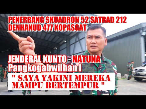 MEMBANGGAKAN! JENDERAL KUNTO PENERBANG SKUADRON 52 SATRAD 212 DENHANUD 477 KOPASGAT KOMPAK DI NATUNA