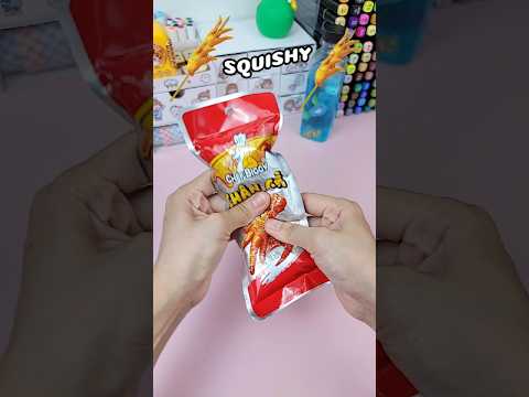 🍗 DIY chicken SQUISHY 🍗 Tái chế Vỏ Chân Gà thành SQUISHY #quyensachnho #diy #squishy #shortvideo