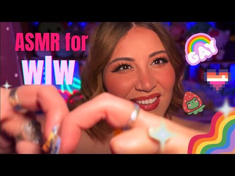 ASMR for wlw 🏳️‍🌈🏳️‍⚧️ [mouth sounds & affirmations]