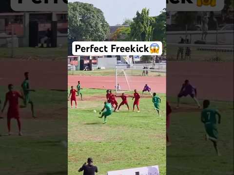 Perfect Freekick Goal😱 #footballskills #football #soccer #freekick #futebol