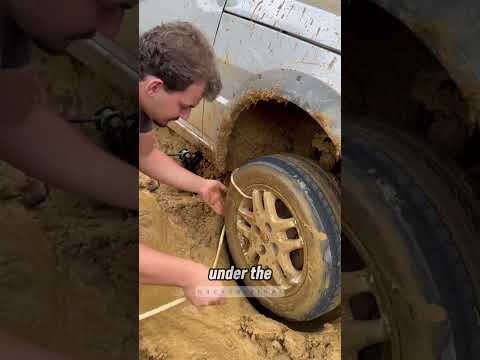 Use this amazing DIY hack if you stuck in mud! 🤯 #shortsfeed #DIY