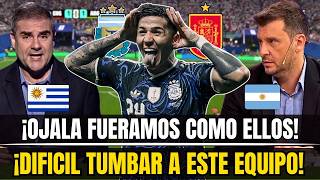 ¡ASÍ SE GANA UN MUNDIAL! Prensa URUGUAYA destaca la garra de ARGENTINA y de MESSI previa a la FINAL
