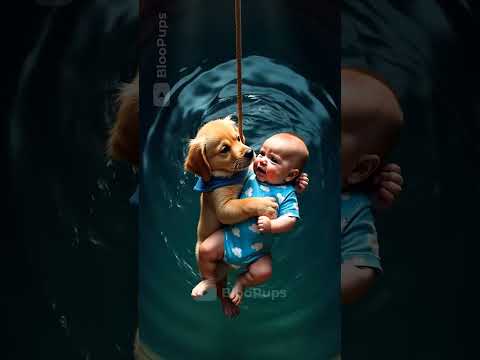 🐶 Brave Dog Jumps into Well to Save Baby 👶 | Animal Rescue Short!