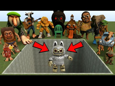 ALL NEW ITALIAN AI BRAINROT MEMES VS THE GIANT PIT WITH MECHA LABUBU! - Garry's Mod