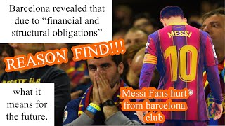 Messi Is Leaving Barcelona | REASON FIND!!! | STORIES UP