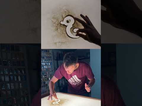 ๐๐ฅ cavalluccio marino con la sabbia #jacknobile #magia #sandart