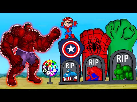 Rescue RED HULK & SPIDER MAN, CAPTAIN AMERICA: Returning from the Dead SECRET - FUNNY CARTOON [2024]