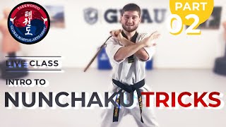 Nunchaku - Live Class - Intro to Nunchaku Tricks - (Part 2)