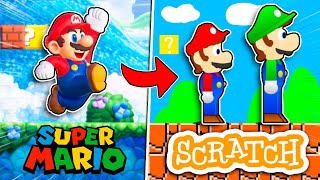 Probé JUEGOS de MARIO en SCRATCH!