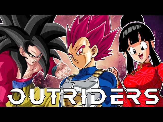 "VITAMIN TIME" Vegeta Slick Goku And Chi Chi Play Outriders