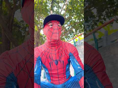GreenMan comedy: Spider-man vs Money Heist funny video❤️ #spiderman