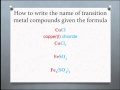 Naming and Identifying Ions and Compounds