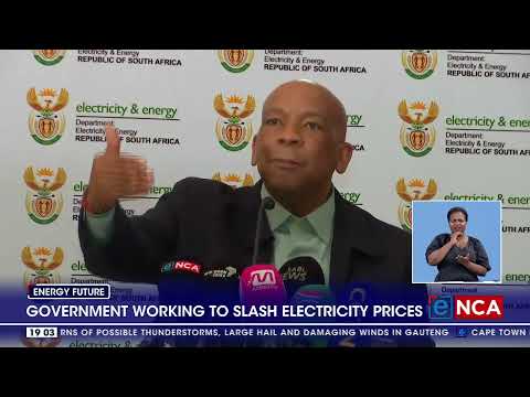 YouTube video thumbnail: Government Working to Slash Electricity Prices