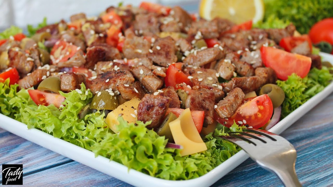 Просто Обалденный Мясной Салат!