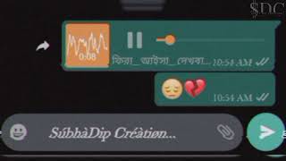 Fira Aisa Dekhba Tumi Whatsapp Status | Lal Sharee Status | Bangla Sad Status | Subhadip creation...