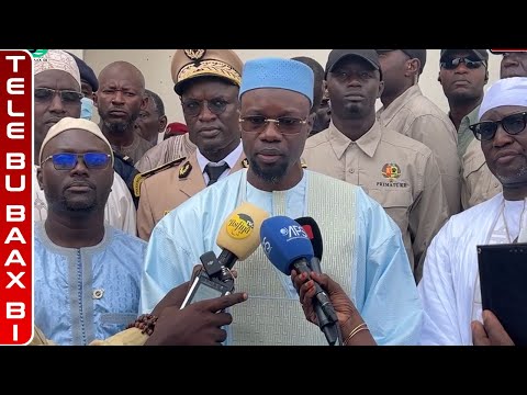 La déclaration du premier ministre Sonko, après son tête à tête avec le Khalif Serigne Babacar Sy