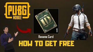 How To Get Free Name Card In Pubg Mobile Videos Infinitube - change your pubg name within 2 min by using this trick how to get free rename