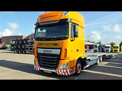 DAF XF 440 FAS 6x2 SuperSpaceCab Euro6C - Retarder + Recker 3-Assige Aanhanger - Wielkuipen - Hydraulische knik en uitschuifbaar - 02/2026 APK | Vrachtwagens | Autotransporter