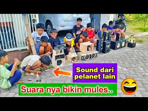 Cek sound bocah SD‼️yang terahir bikin sakit perut..!! audio miniatur sound syatem