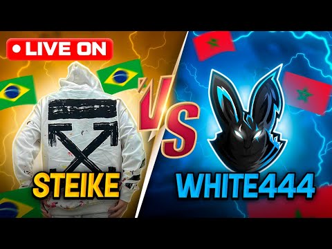 🔴LIVE ON🔴😈 STEIKE AO VIVO 💚 BRAZIL VS MOROCCO 🧡 STEIKE VS WHITE444YT 😱 FREE FIRE AO VIVO 😈