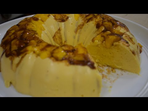 Postre de Mango sin horno super fácil y delicioso! Con solo 4 ingredientes.