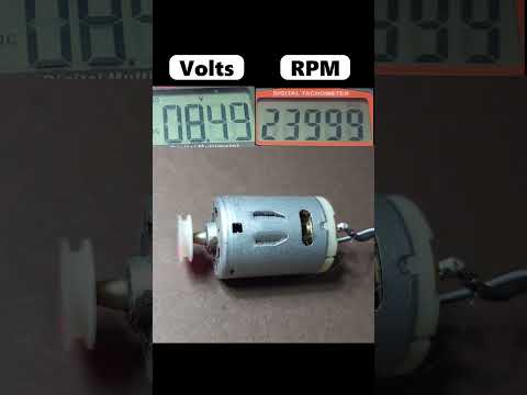 Extreme speed DC motor