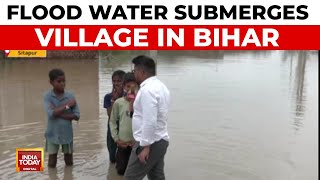 Sitapur Flood Fury: Lhasa Village Submerged, School Shut, Students Stranded