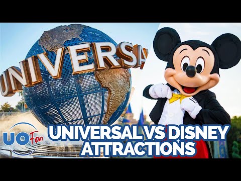 Universal Studios Florida Attractions VS Walt Disney World Attractions