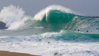The Wedge - PUMPING Swell and Heavy 10’-15' Surf !!! (June 10th 2026)