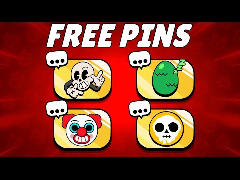 Claim These FREE Brawl Stars Pins – Limited Time Cartoon, Clown & More!