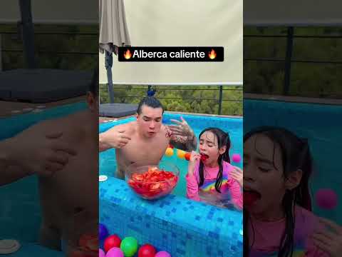 Pasamos 24 HORAS en alberca helada 🧊VS alberca caliente 🔥¿Quién logró sobrevivir? CORRAN A VERLO