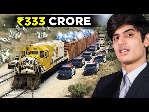 ₹333 CRORE GOLD ROBBERY (HINDI DUBBED) | GTA 5 GAMEPLAY PART 6