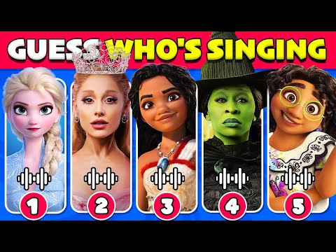 Guess Who's Singing 🎤🎙️🎶 |  Wicked🪄 Moana 2🌊  and more!