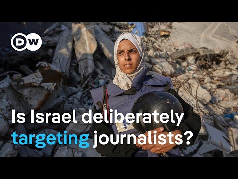 YouTube video thumbnail: Israeli Strikes in Gaza Have Killed Nearly 200 Journalists Since October 7, 2023, Says NGO