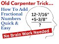 Adding Fractions Using a Trick
