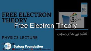 Free Electron Theory