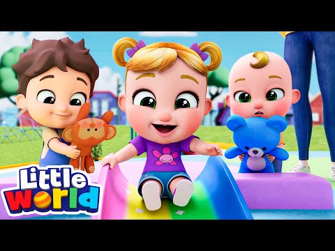 10 Babies on the Slide | Kids Songs & Nursery Rhymes by Little World