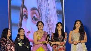 My 1st Award in Hindi 😍.From the Roots of the South to the National Stage ❤️ NANDRI MAKKALAE #tamil 