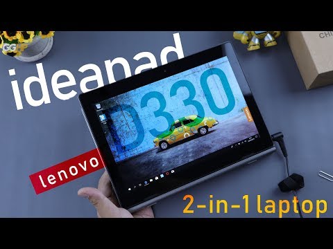 (INDONESIAN) Unboxing Lenovo Ideapad D330, 2-in-1 Laptop + Tablet dengan Layar IPS 10.1