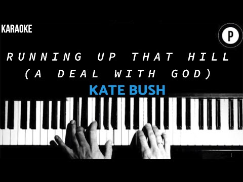 Kate Bush – Running Up That Hill KARAOKE Slowed Acoustic Piano Instrumental COVER LYRICS